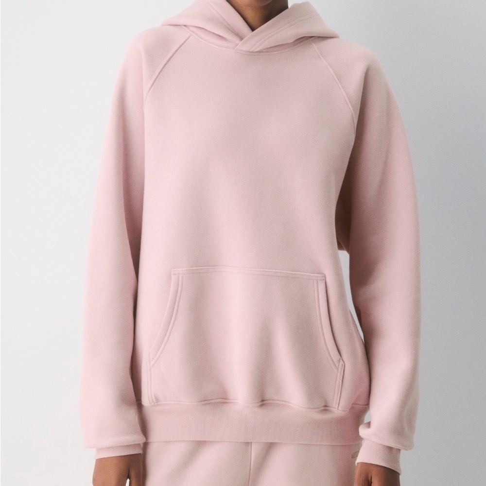 Aritzia Soft Pink Sweatfleece Hoodie